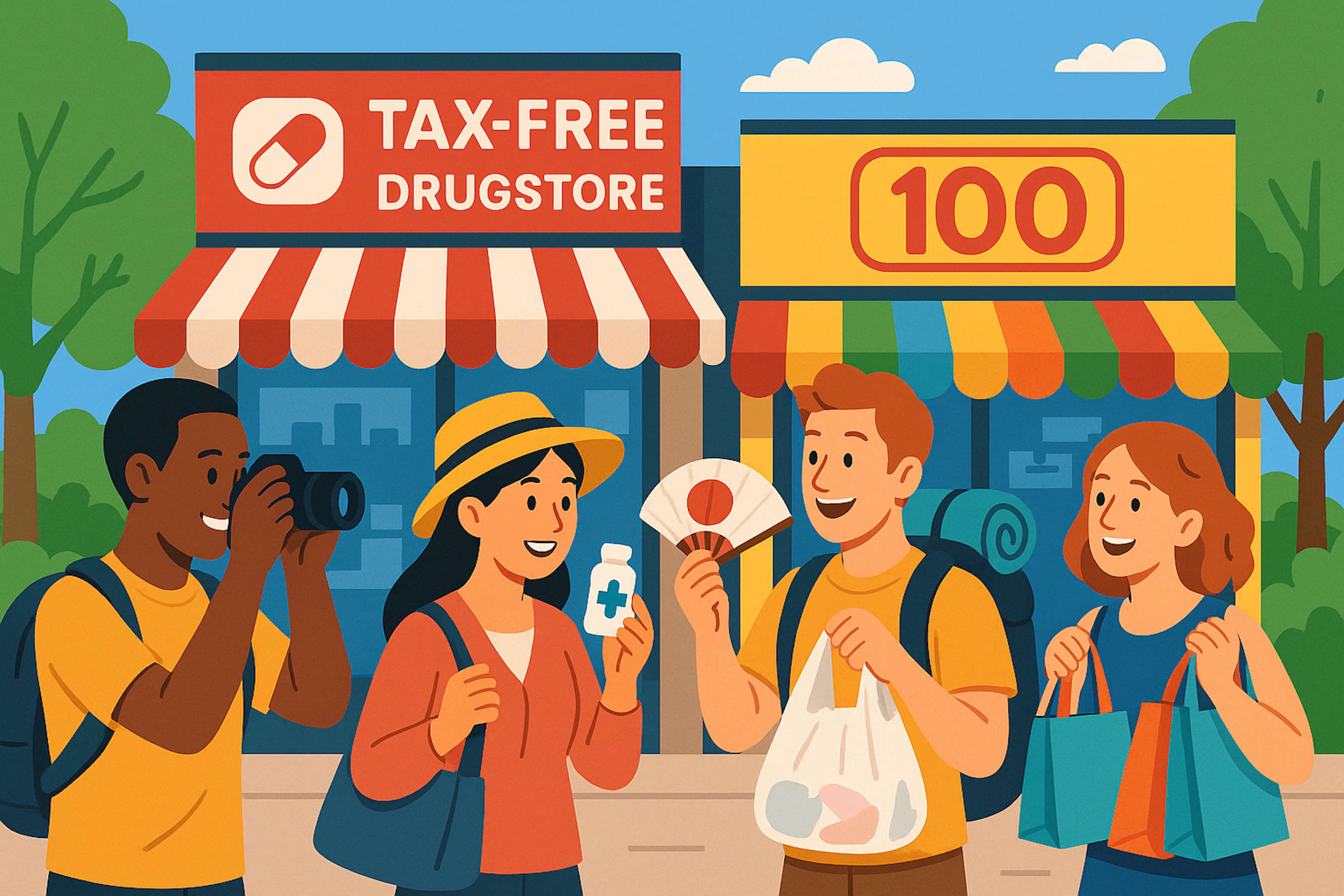 Osaka Tax-Free Shopping Guide: Drugstore & 100 Yen Souvenirs