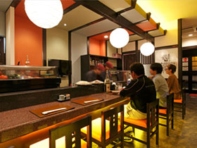 よさこい食祭 楽屋（高知市北本町）