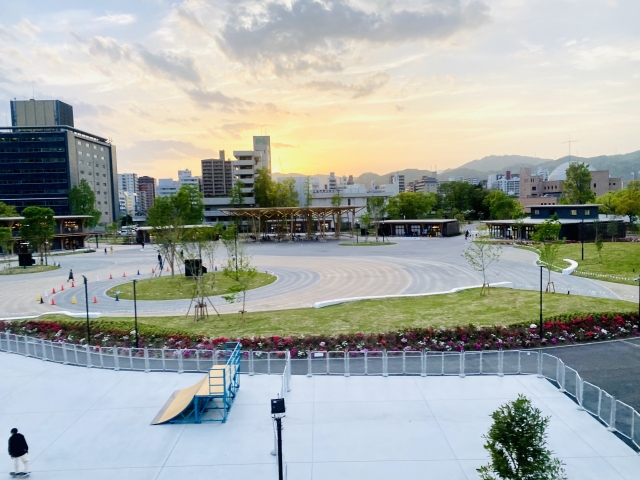 旧広島市民球場跡地