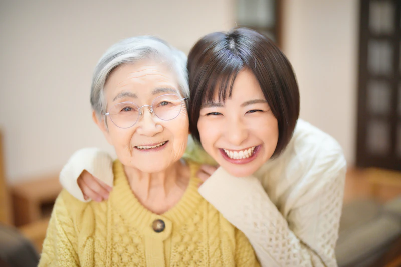 母 幸せ