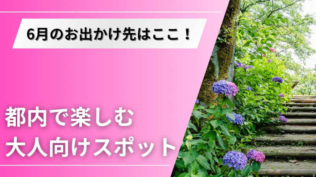 【6月】都内で楽しむシニア向けデートプラン！季節を感じるおすすめスポット特集