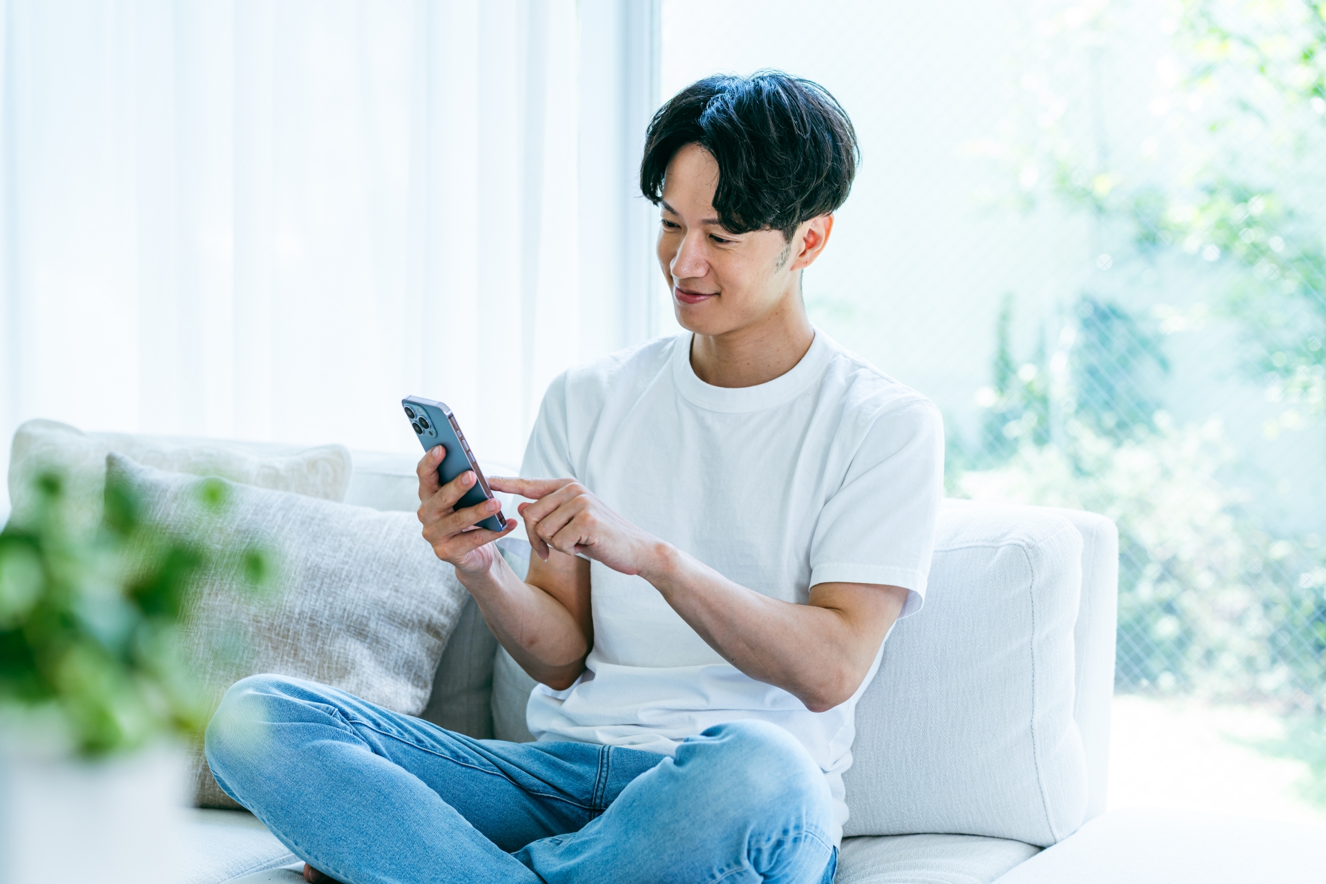 30代男性 光 軽い部屋