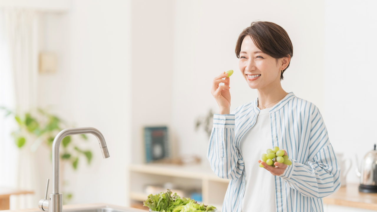 ポジティブな女性