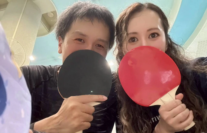 卓球を通じて「この人とは本当に気が合う」と確信。結婚を焦らないふたりが見つけた、心地よい恋のかたち