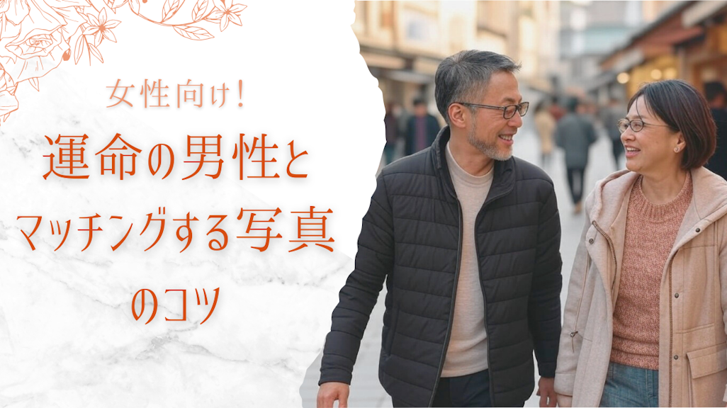 運命の男性とマッチングしないのは写真のせい?