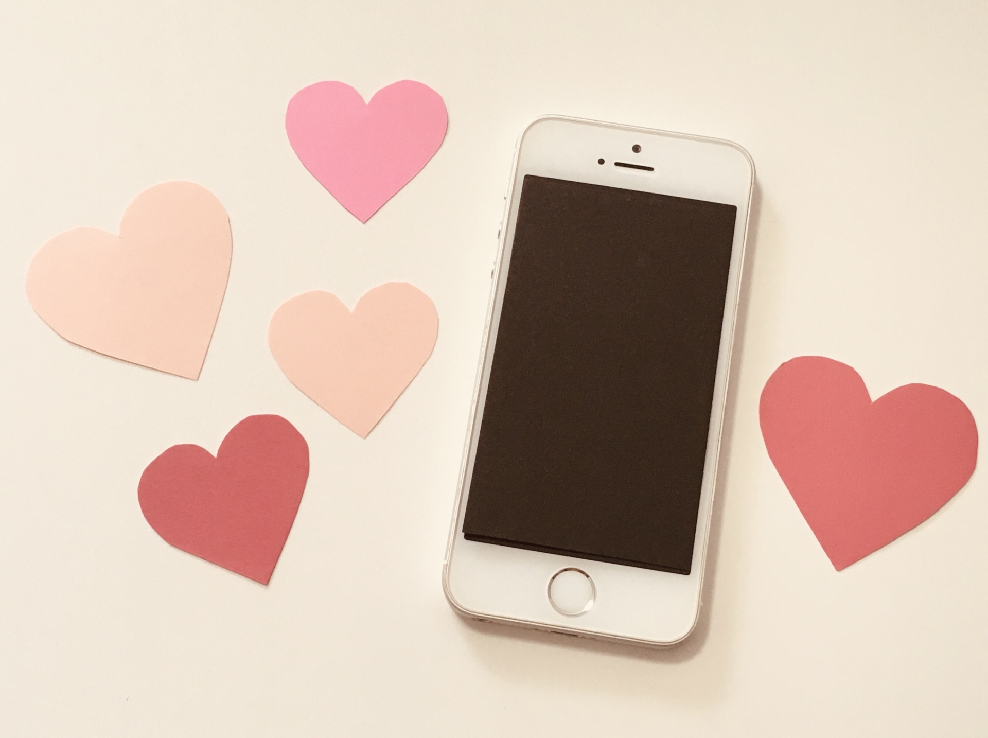 スマホとハート