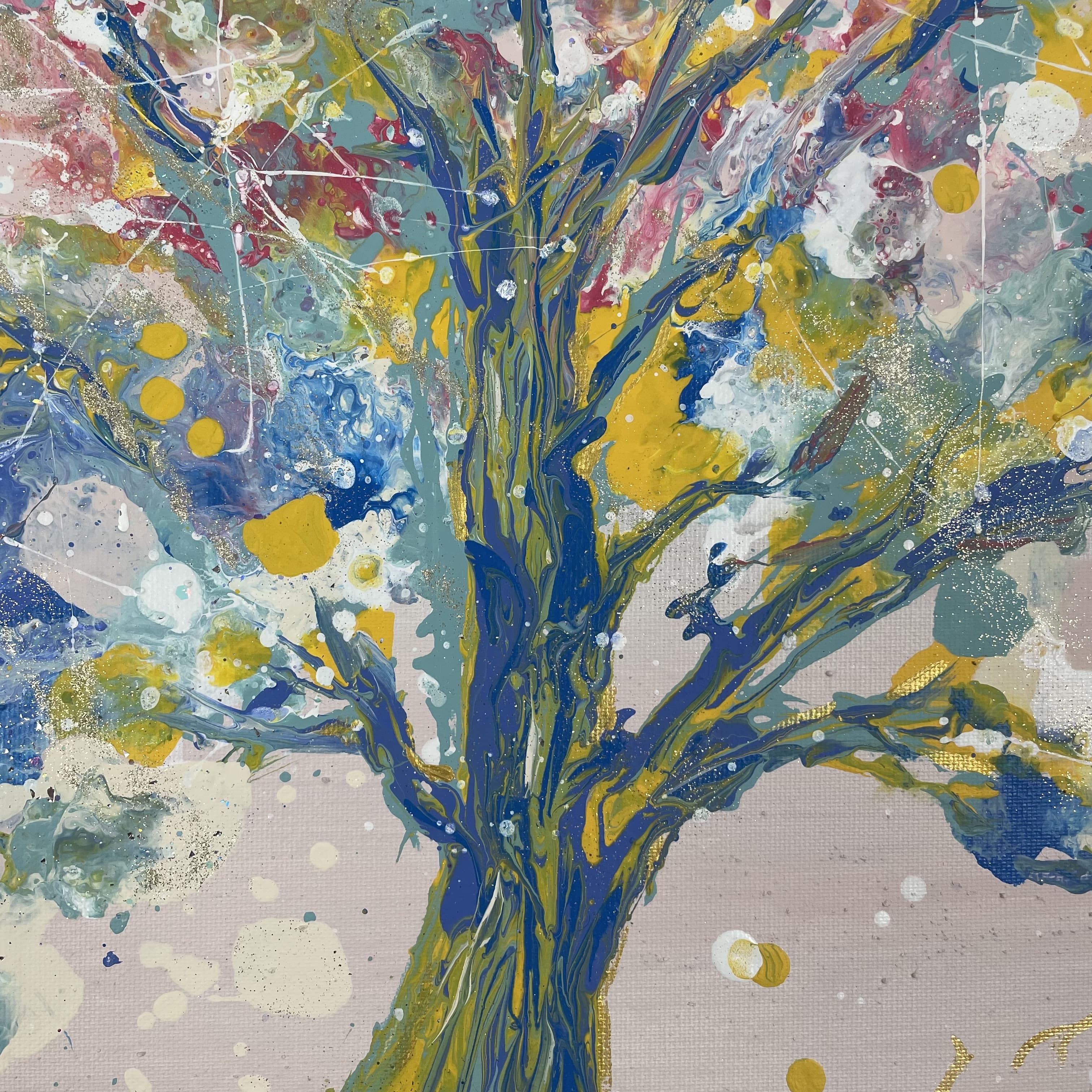 スピリチュアルアートエネルギーアートスピリチュアル絵画アクリル