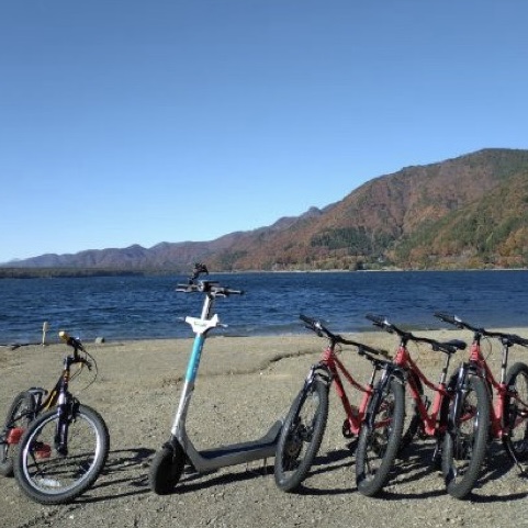 マウンテンバイク<br>電動キックボードレンタル