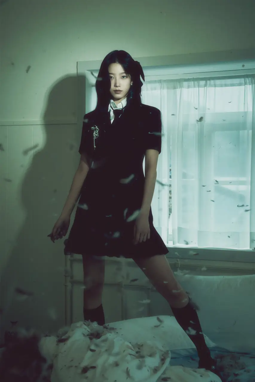 LE SSERAFIM JAPAN 3rd Single「CRAZY」CONCEPT PHOTO｜BLACK INSANITY