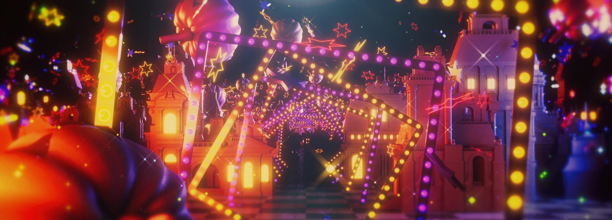 『V.LIVE UNITE #01』 背景映像演出