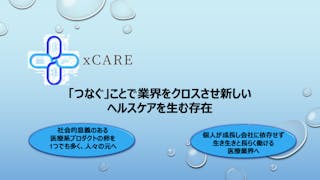 メディカル業界向けエキスパート人材プラットフォーム運営のxCAREがシードで3000万円の資金調達