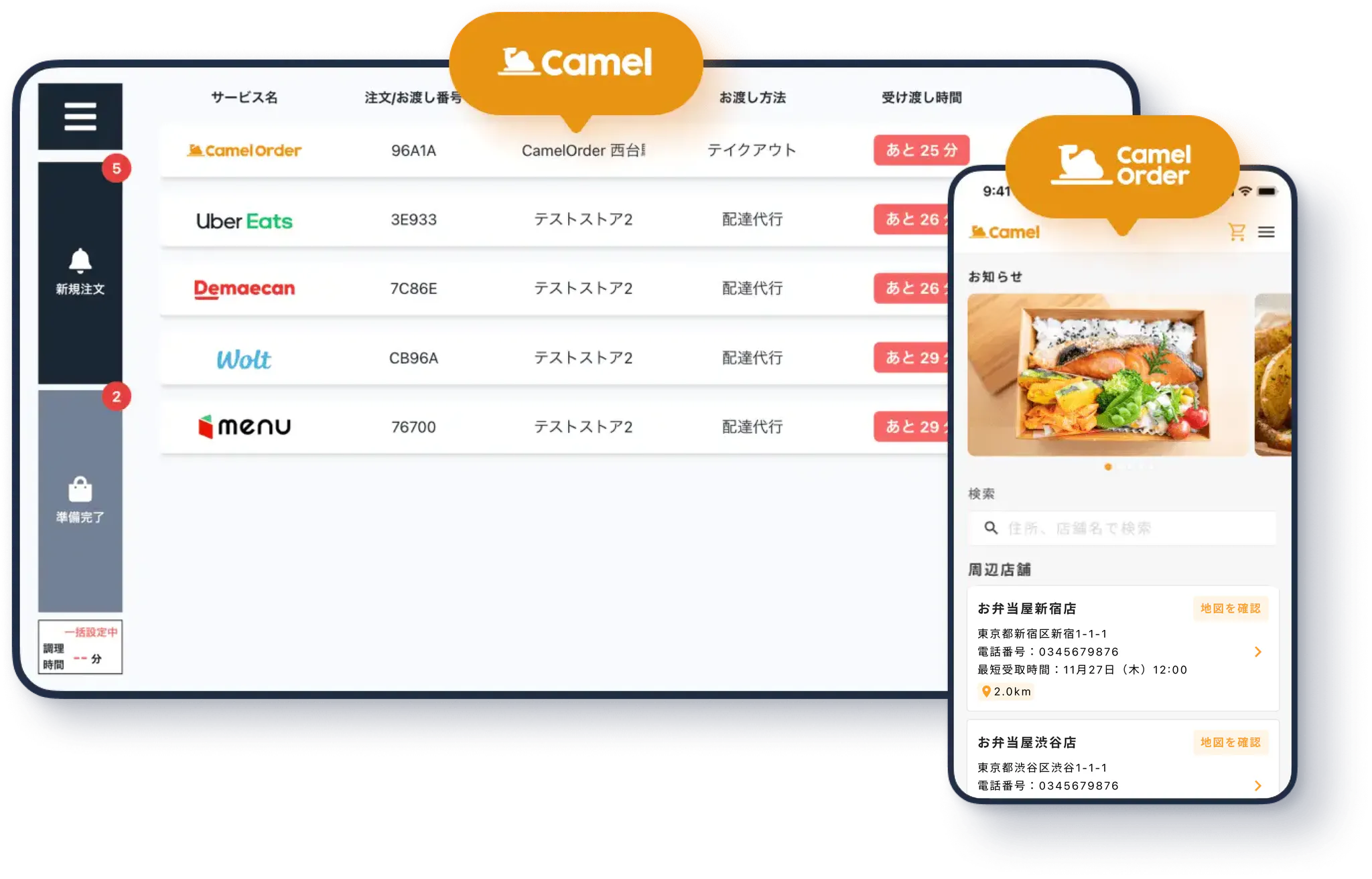 camelシリーズのイメージ
