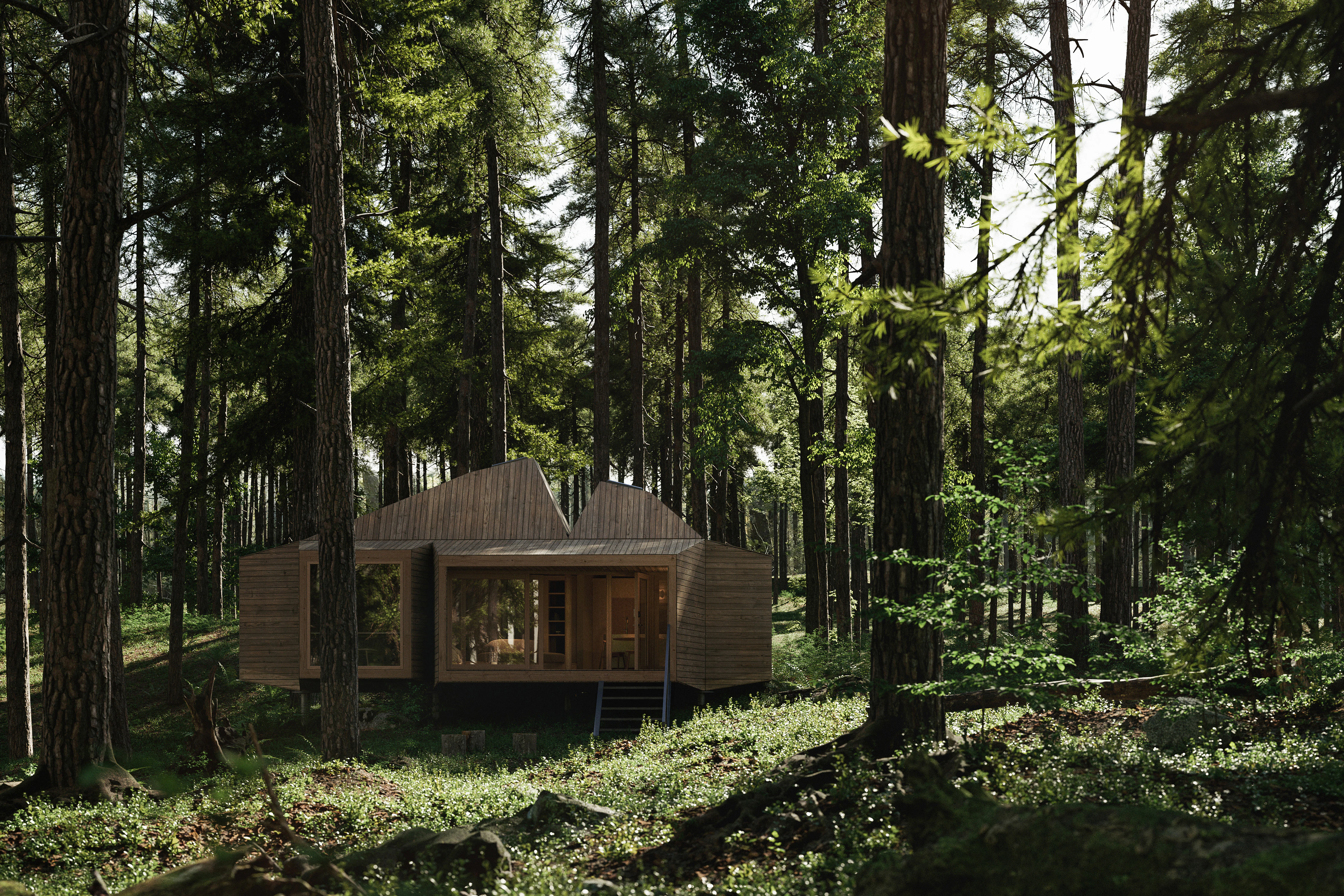 SANU CABIN MOSSのパースイメージ