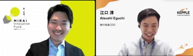 (左)坂本氏/(右)ケップル COO 江口 写真
