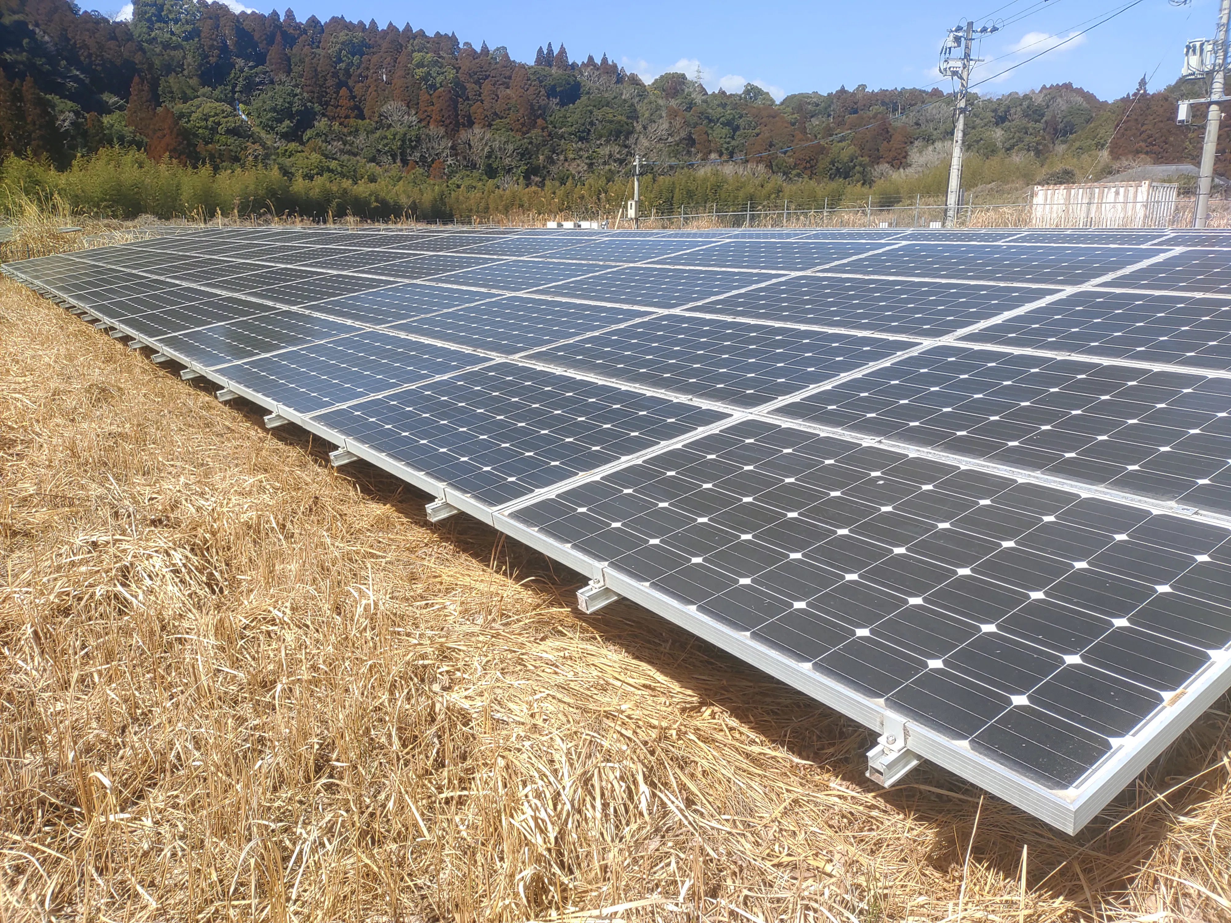 野立ての太陽光発電所(画像:同社提供)