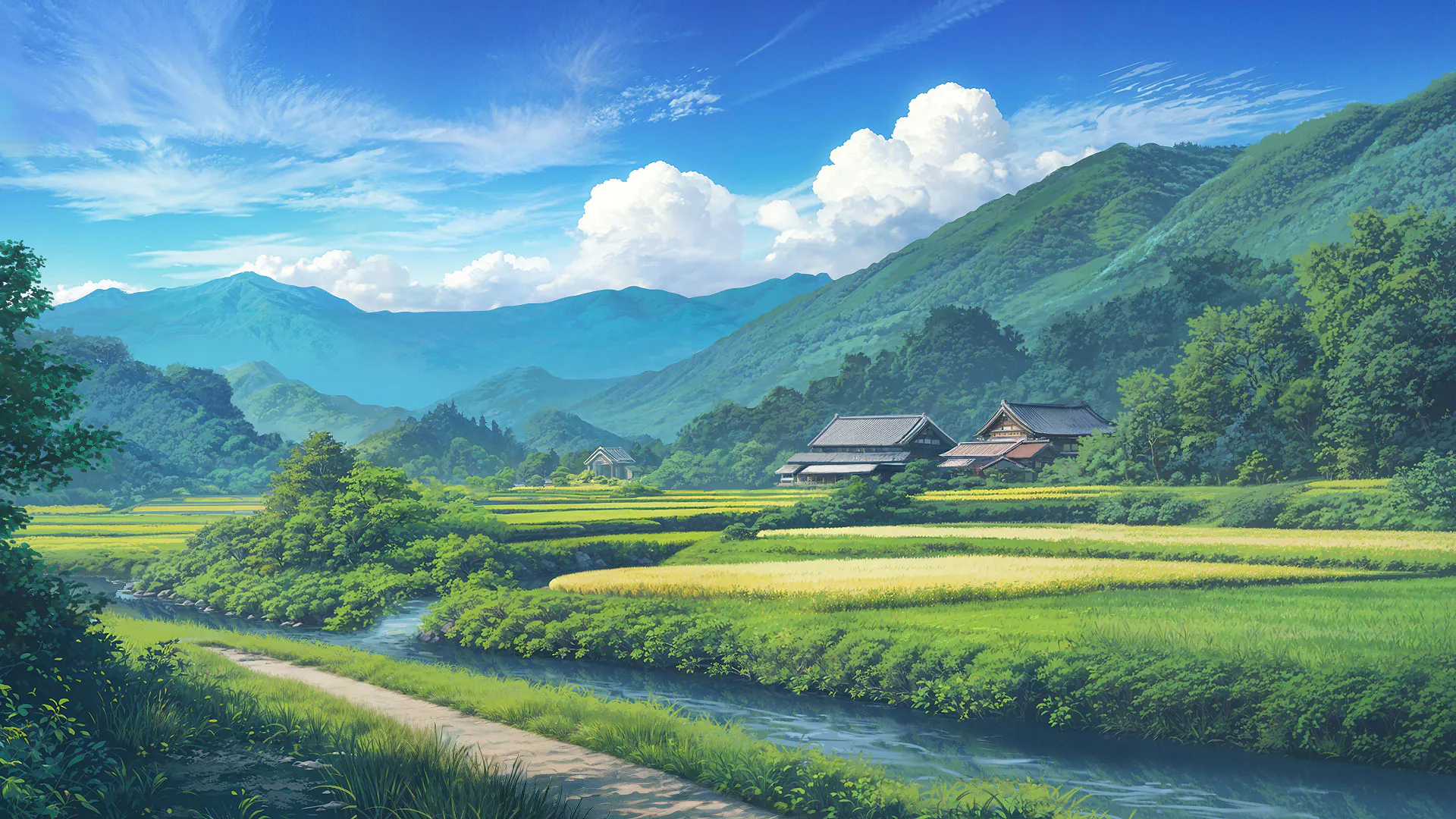 背景美術画
