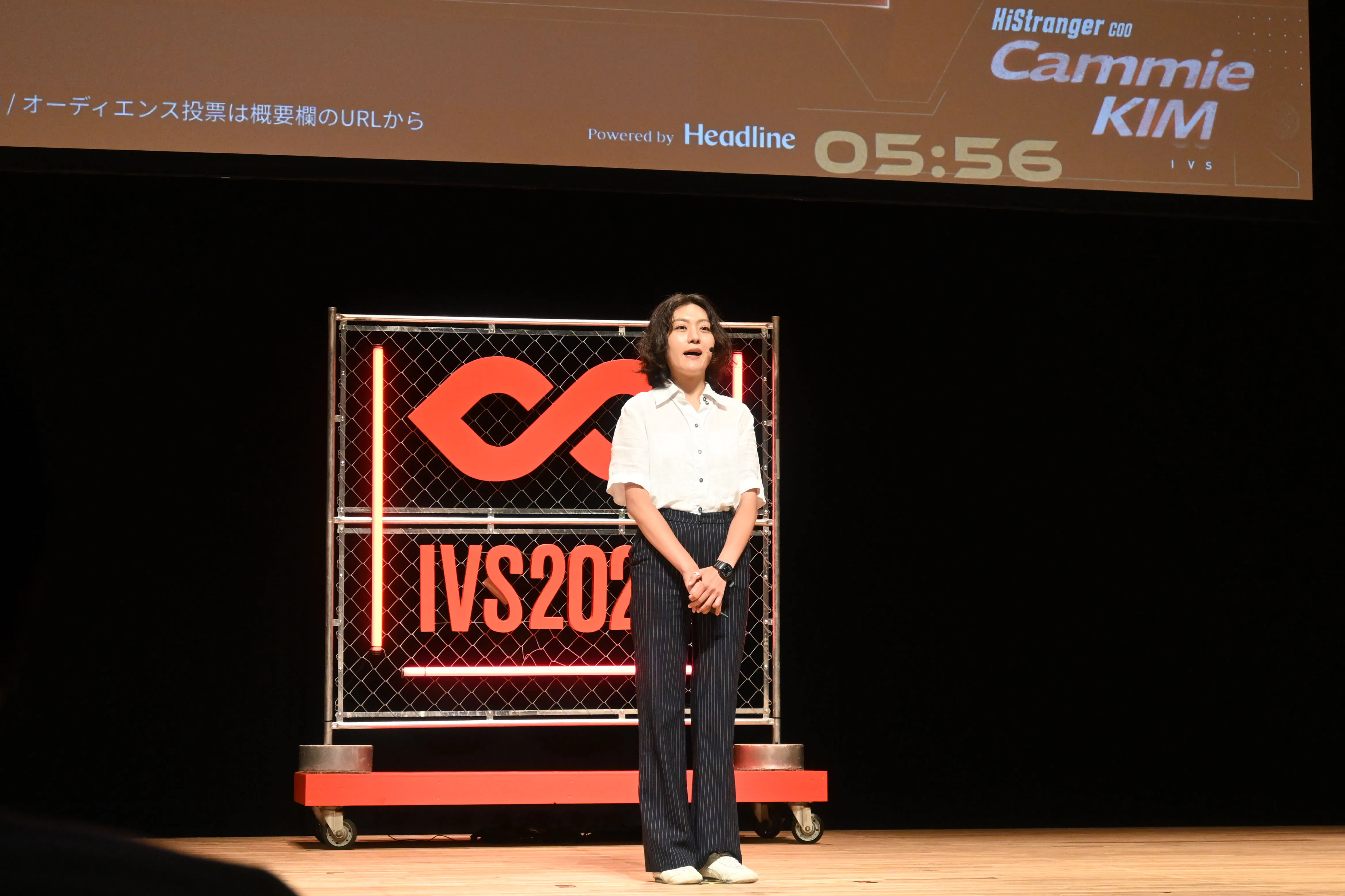 登壇したCOOのCammie KIM氏