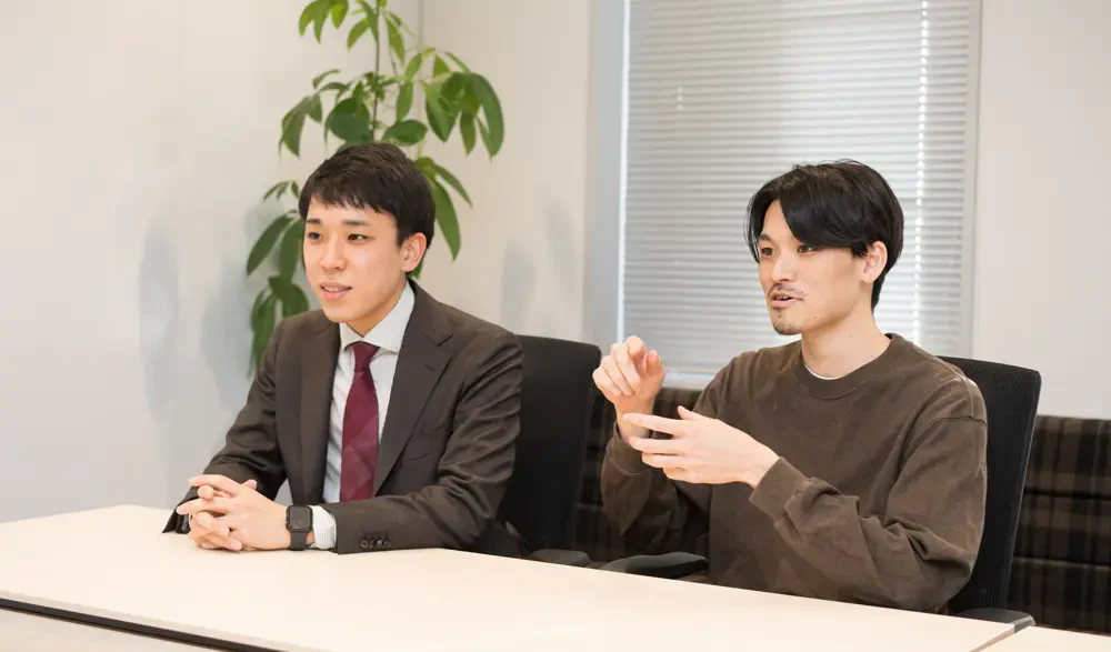 田島氏と佐伯氏の写真
