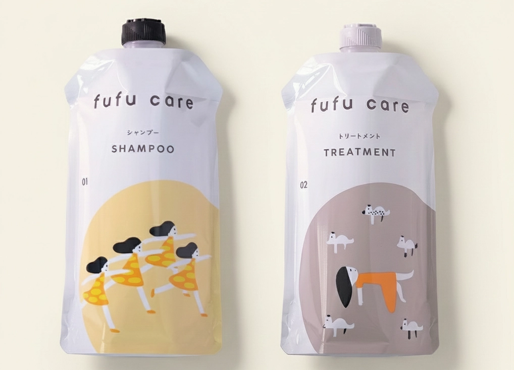 プライベートブランド「fufu care」のシャンプー・トリートメント写真