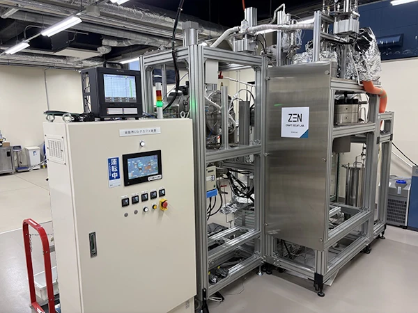 写真:ZEN Craft Decaf Processのラボスケールの実証設備