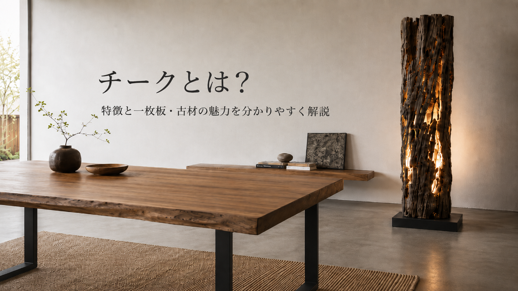 チークとは？特徴・一枚板・古材の魅力を分かりやすく解説 | MEIBOKU