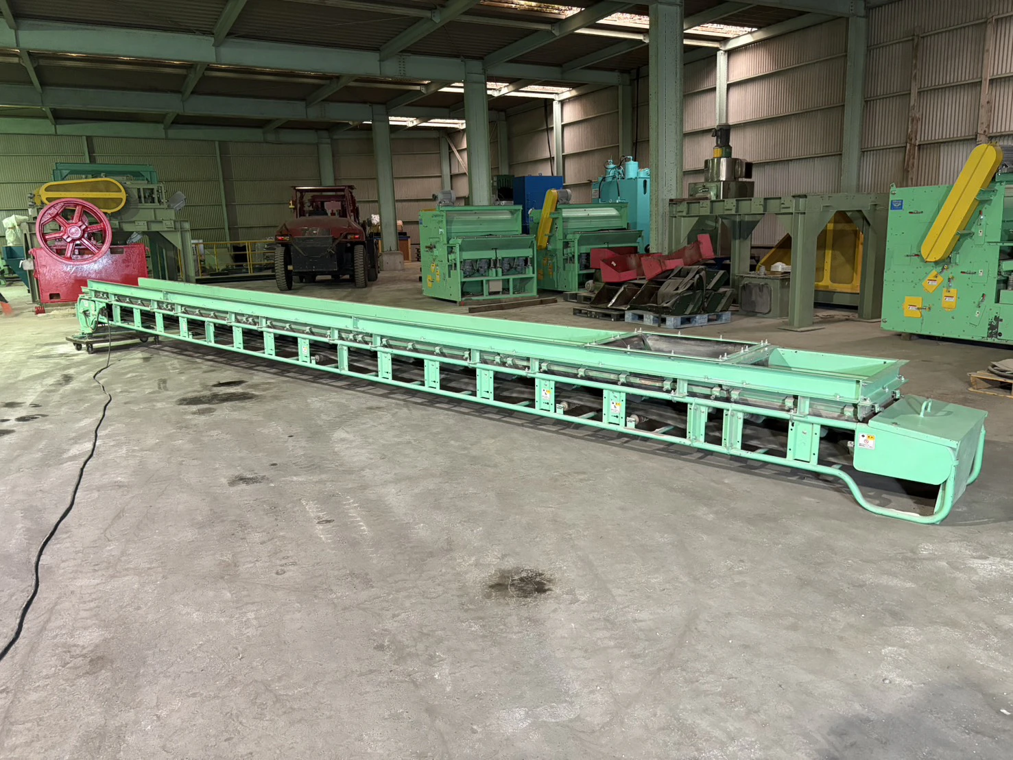 ＜日工＞モジュラーベルトコンベヤ MC50CP1-9.2M　2.2kW　ベルト幅500mm