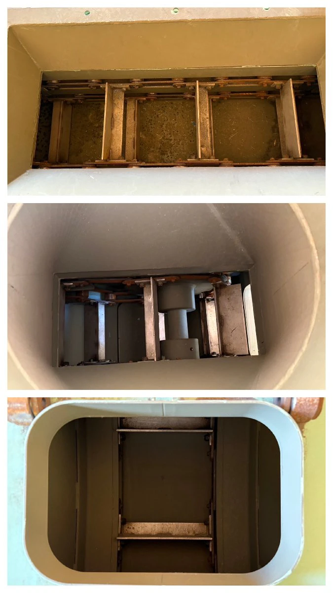 ＜御池鐵工所＞フライトコンベヤ 2.2kW コンベヤ内幅250mm　コンベヤ外幅560mm - 画像7