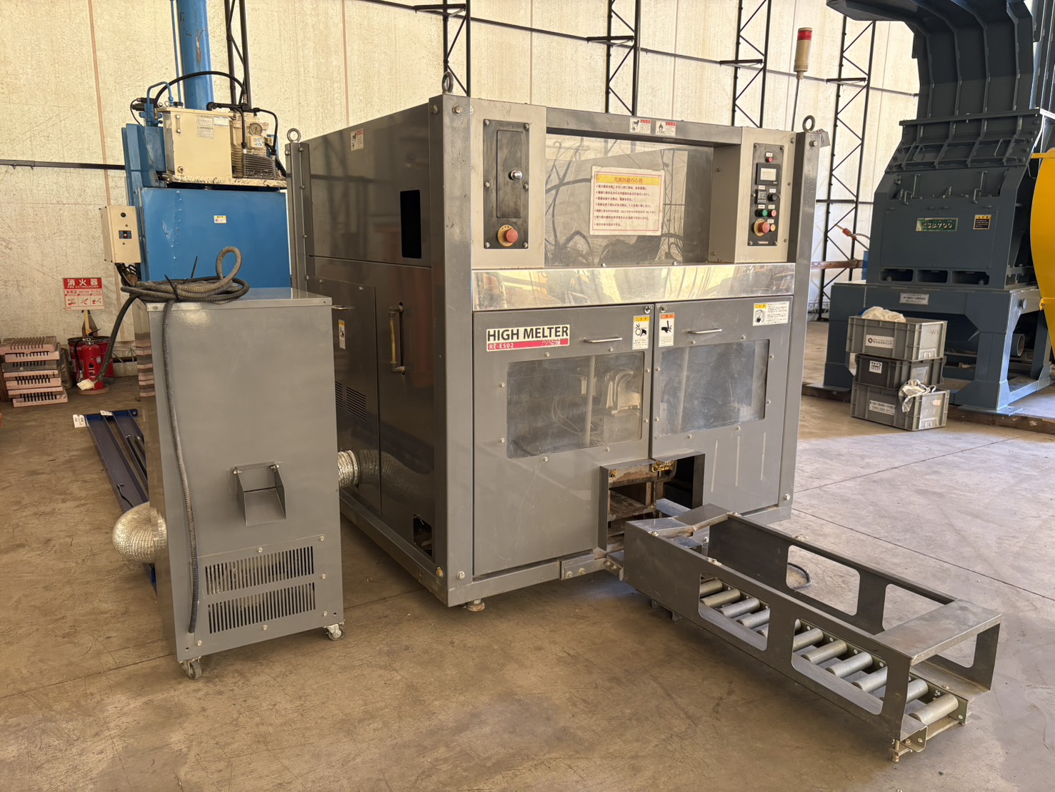 ＜山本製作所＞発泡スチロール溶融機 ハイメルター RE-E502　処理能力50kg/h