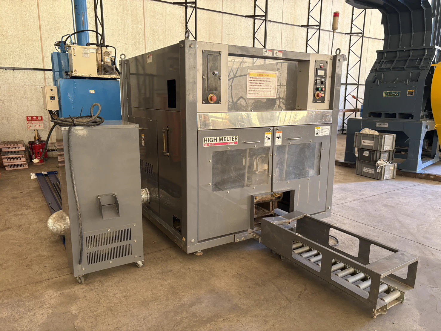 ＜山本製作所＞発泡スチロール溶融機 ハイメルター RE-E502　処理能力50kg/h