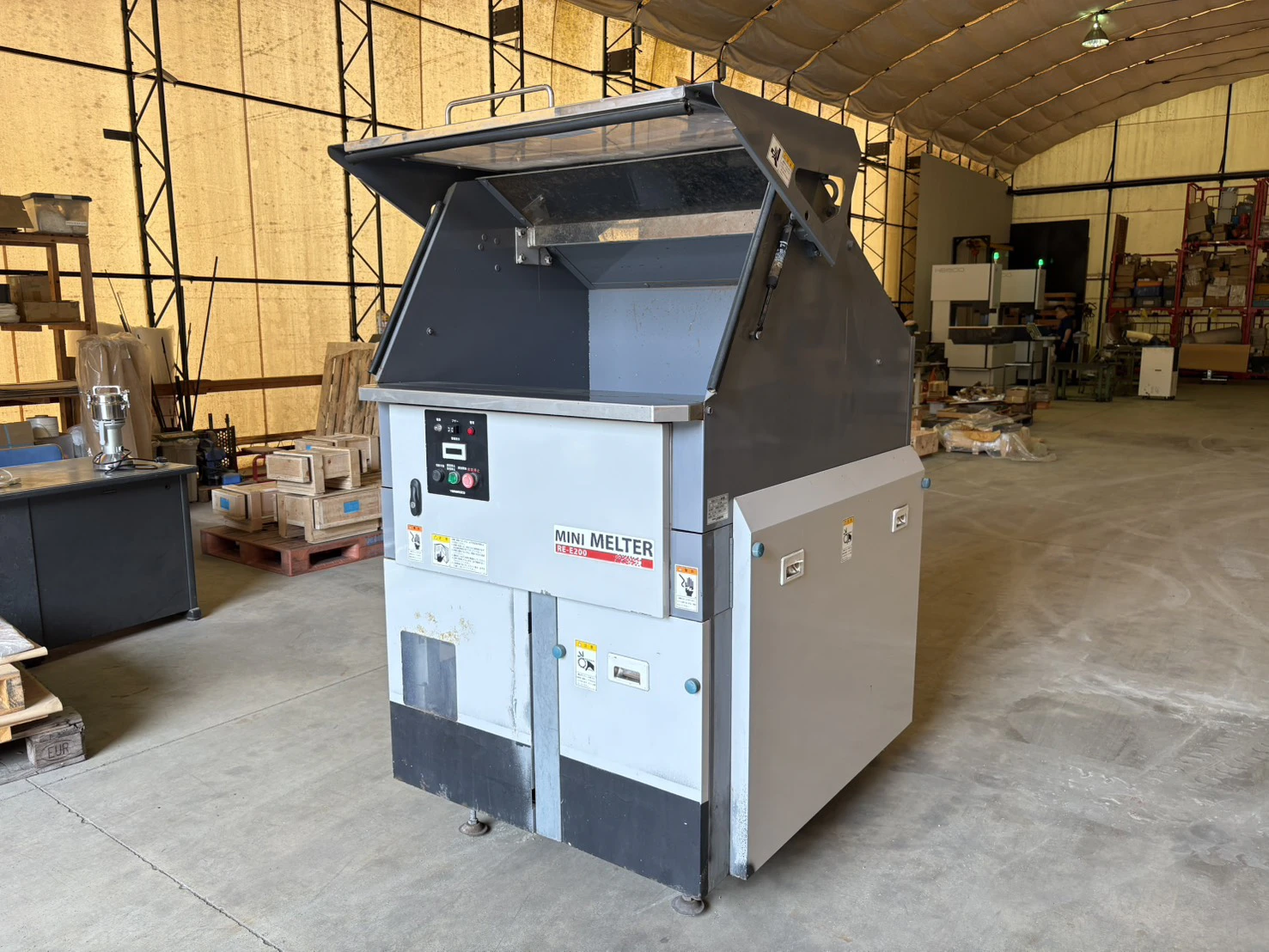 ＜山本製作所＞ 発泡スチロール減容機 ミニメルター RE-E200　6.66kW　処理能力20kg/h - 画像6