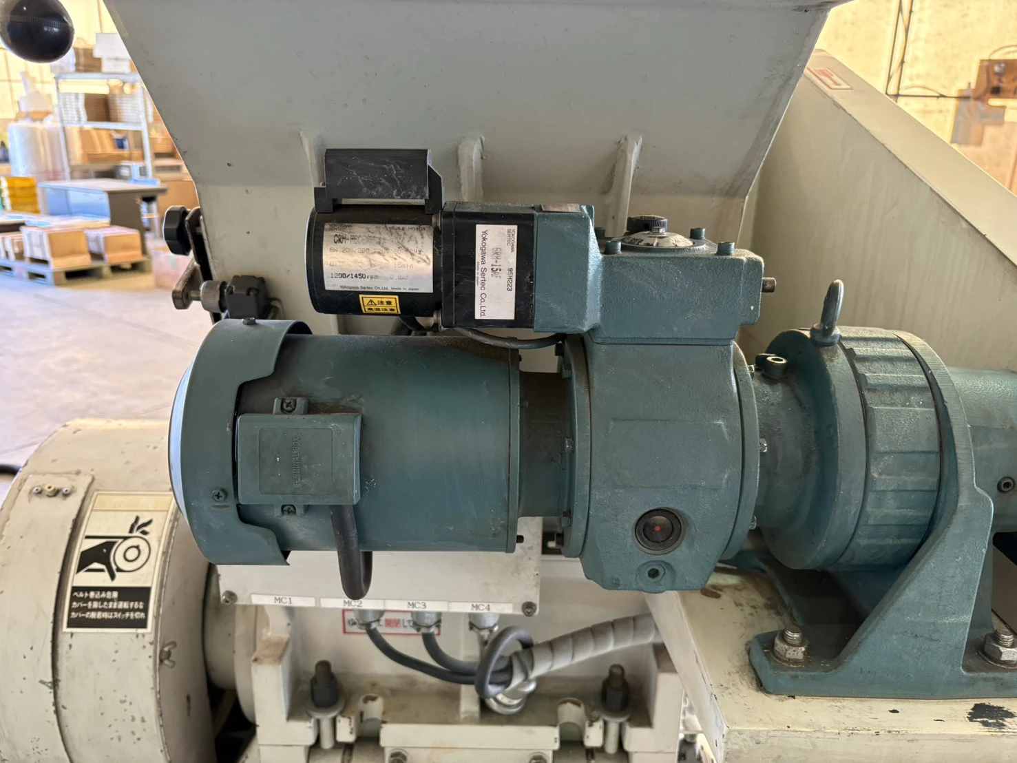 ＜HORAI/ホーライ＞ 高速一軸粉砕機 UG03-360　15 kW（20HP）1995年式 - 画像8