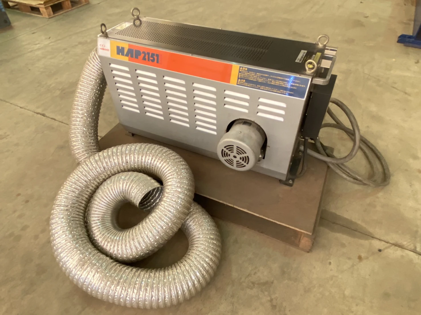 ＜八光電機＞熱風発生機 HAP2151　三相200V　50/60Hz　16.5kW ヒーター動力15kW - 画像4