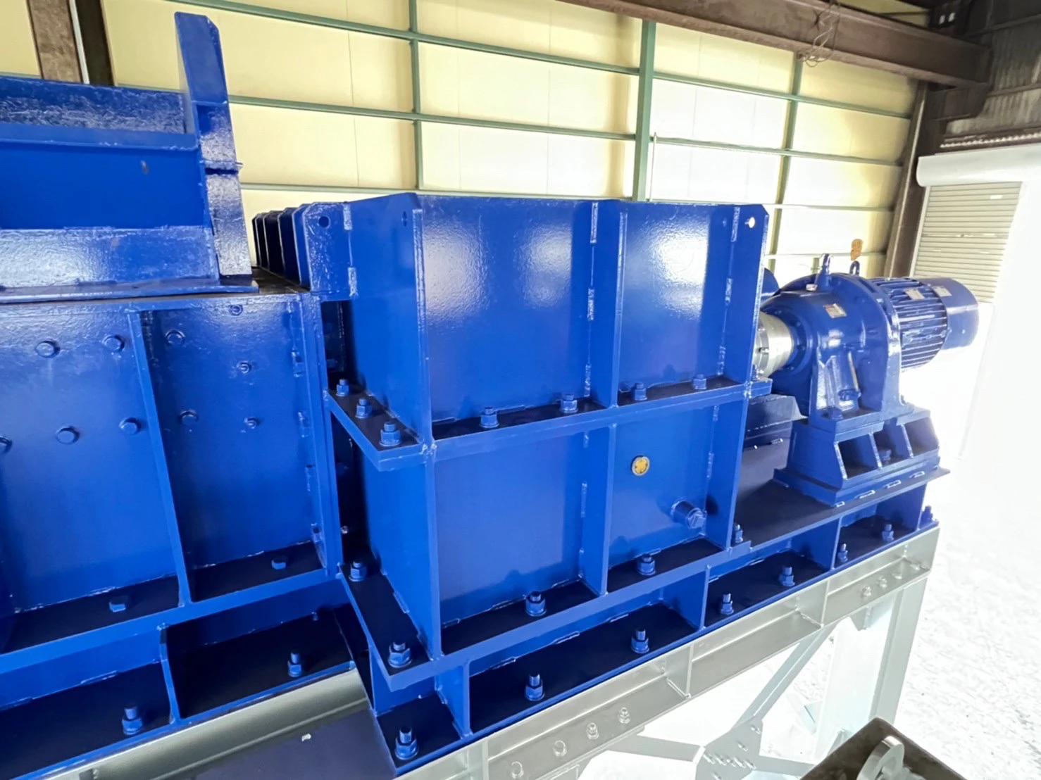 ■新古品■＜日本製 (神谷商事製)＞二軸破砕機 37KW×2基 Φ650mm - 画像7