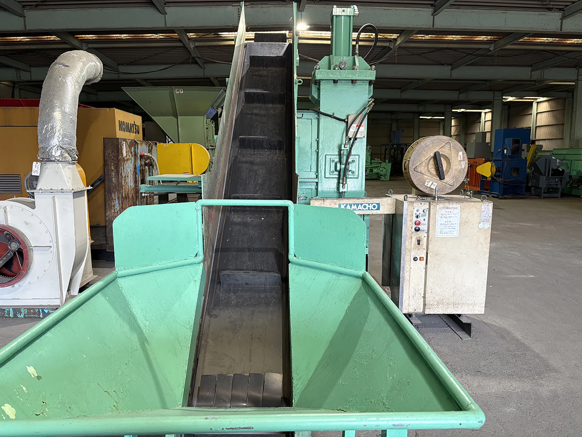 ＜鎌長製衡＞ペットボトル減容機 PBシリーズ PB-200　処理能力200㎏/h　7.5 kW　200/400/440V - 画像7