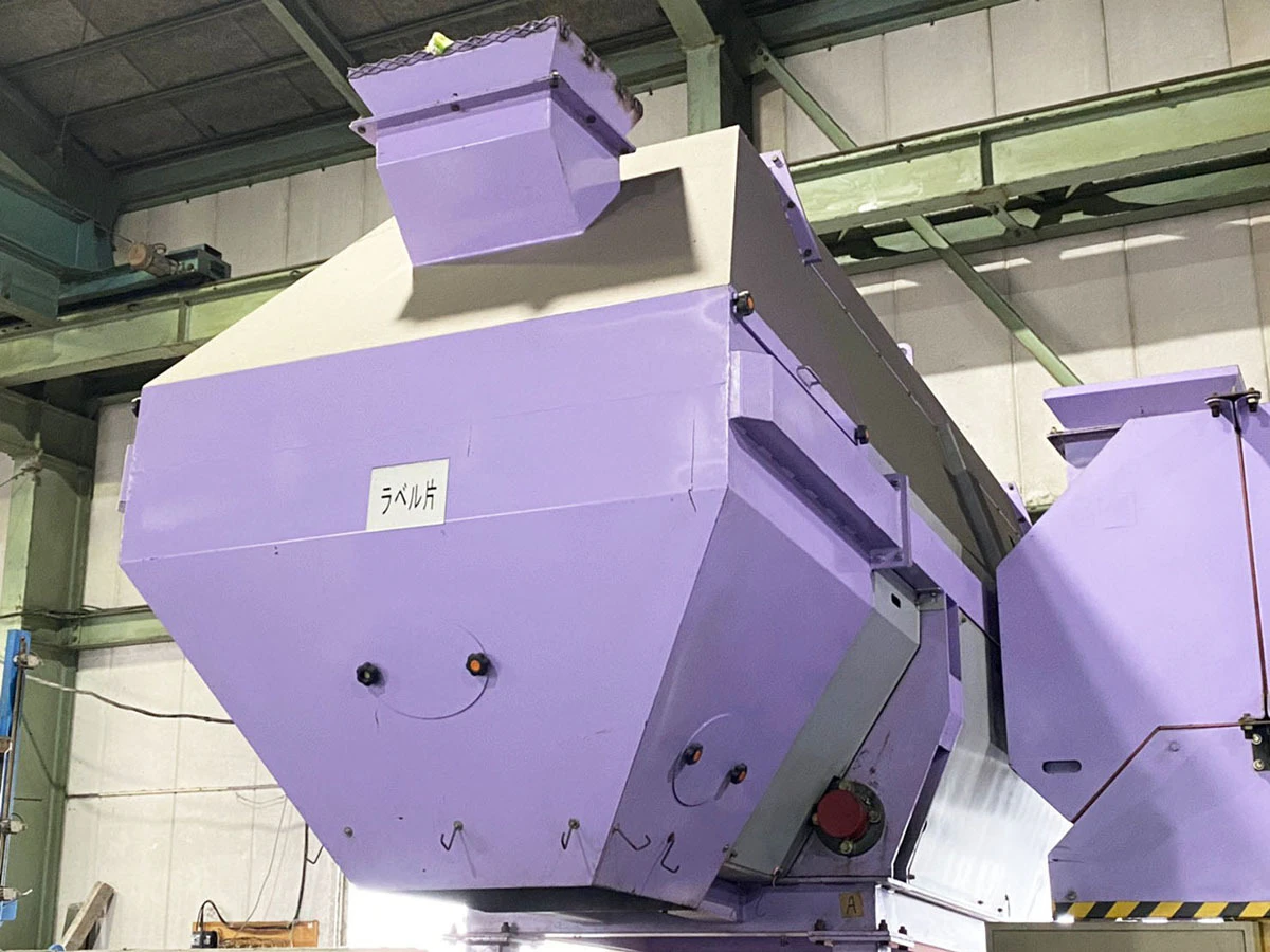 ＜韓国 J.One Re-Tech＞ ラベル取機＋ラベルタンブラー　ペットボトル用 　15kW - 画像3