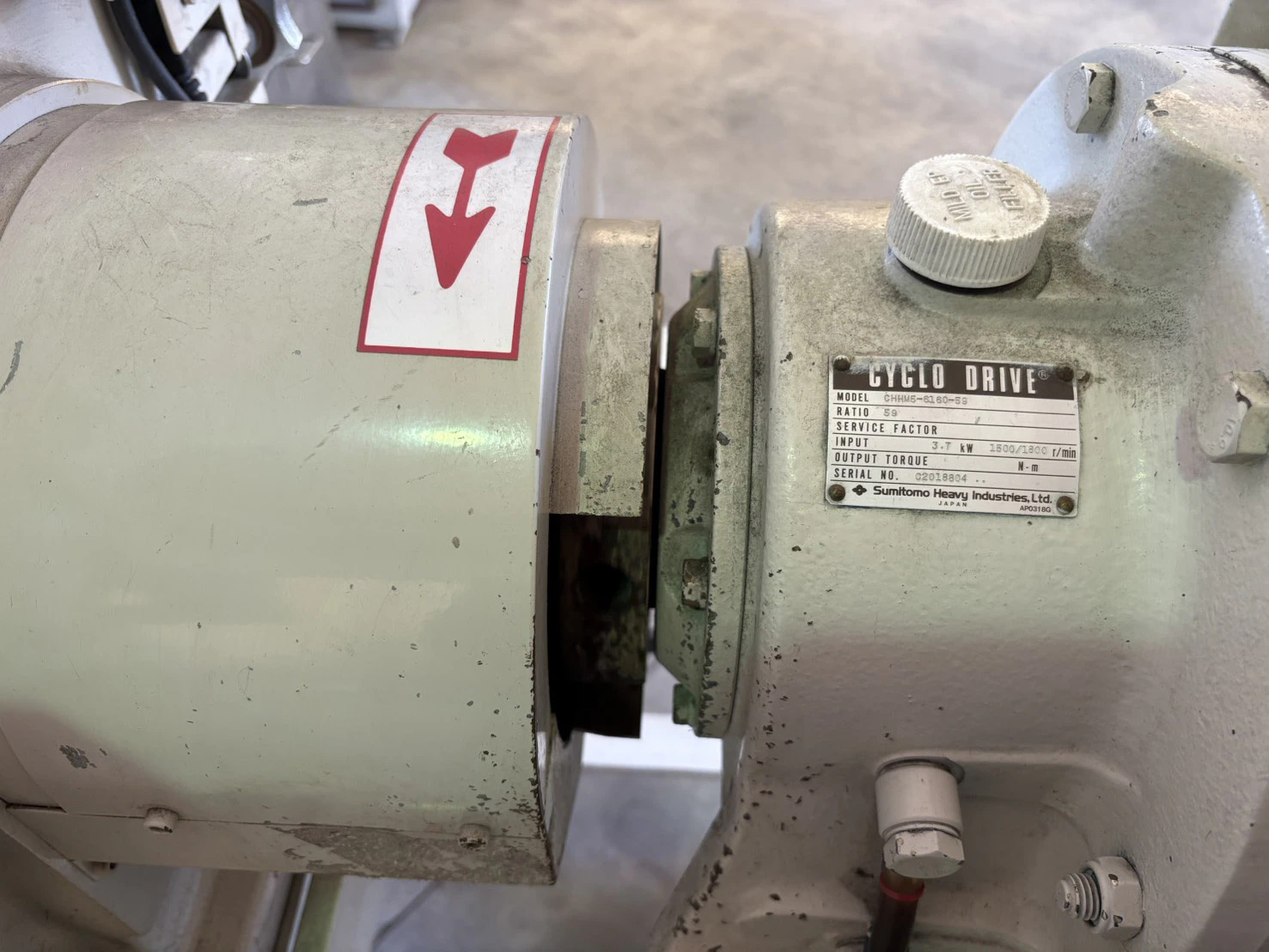 ＜渡部製鋼所＞ 低速粉砕機 Plucky　P51K　3.7 kW（5HP）2002年式 - 画像11