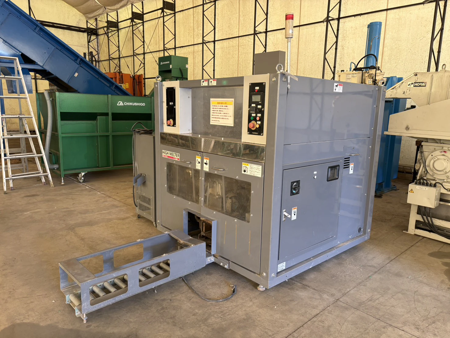 ＜山本製作所＞発泡スチロール溶融機 ハイメルター RE-E502　処理能力50kg/h - 画像2
