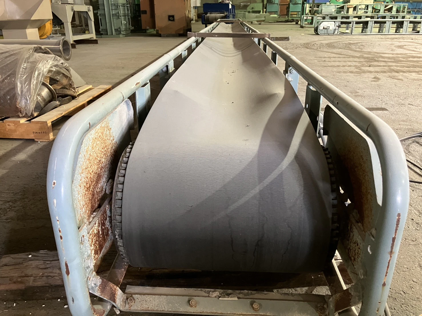 【新古品】＜日工＞モジュラーベルトコンベヤ MC40TP2-9MU　三相1.5kW 60Hz　機長9000 mm　2009年製 - 画像3