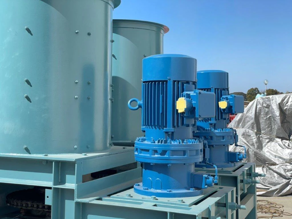 ＜飯室商店社製＞ガラス再生プラント撹拌機 22kw×2基 - 画像3