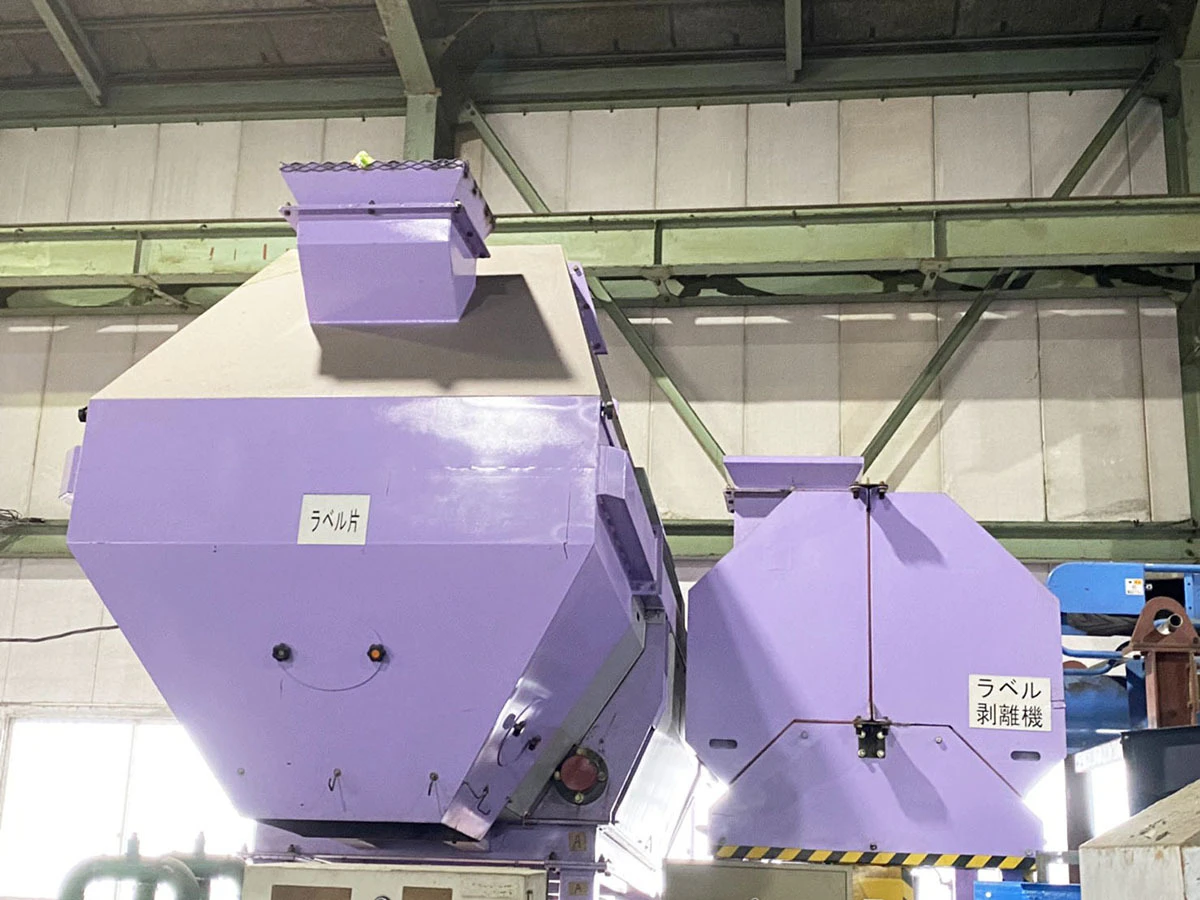 ＜韓国 J.One Re-Tech＞ ラベル取機＋ラベルタンブラー　ペットボトル用 　15kW - 画像7