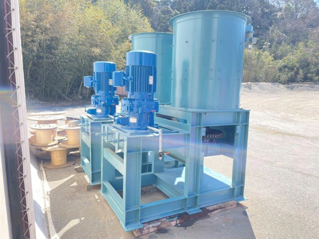 ＜飯室商店社製＞ガラス再生プラント撹拌機 22kw×2基 - 画像2