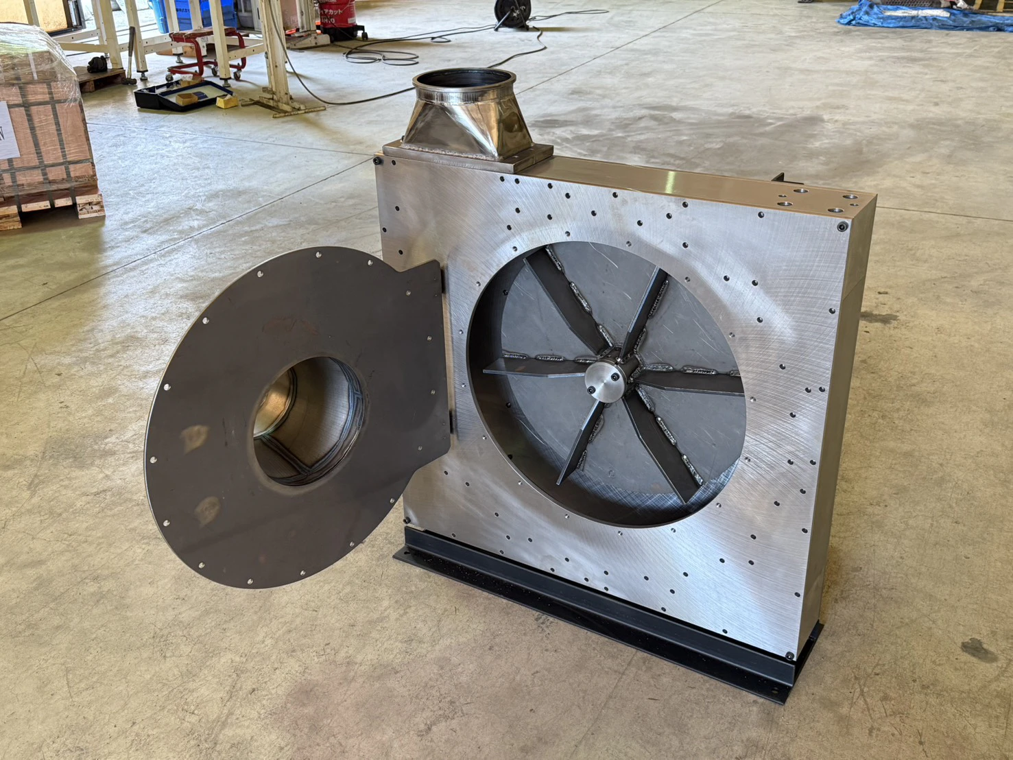 ＜神谷商事＞ボルトオン型ブロワー K-OP750型　7.5 kW（10HP）【展示品】 - 画像14