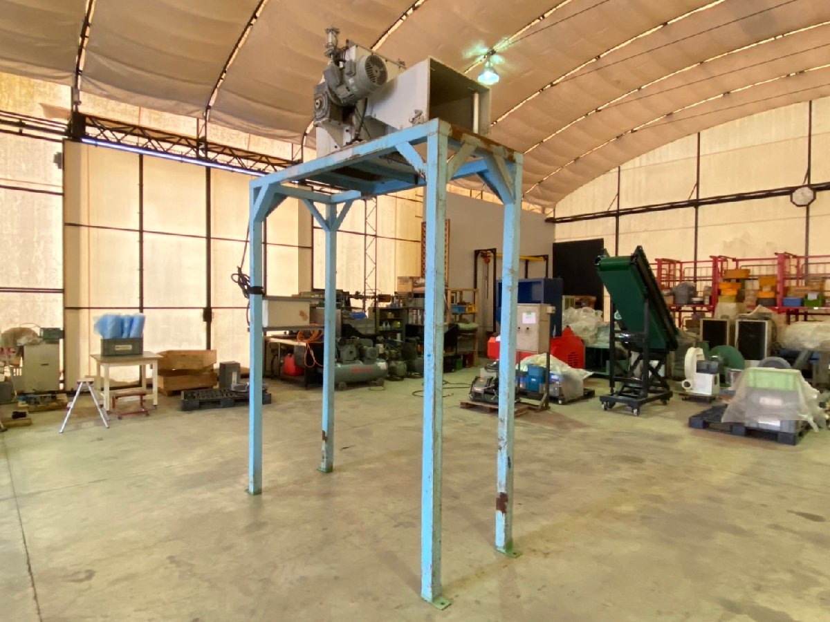 ＜メーカー不明＞自動巻取機　三相200V 1.5kW　巻取速度調整機能付き　ローラー幅450mm