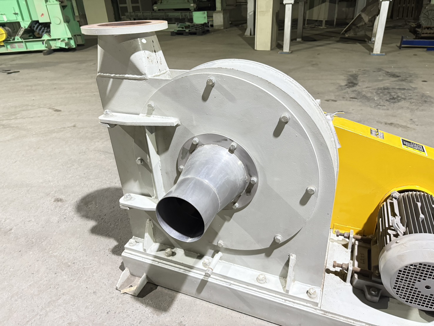 ＜日本シーム＞圧送ブロワー CMB-7.5 A-P　2015年製 7.5kW 吸出口穴径Φ165mm 200/220V（4P）