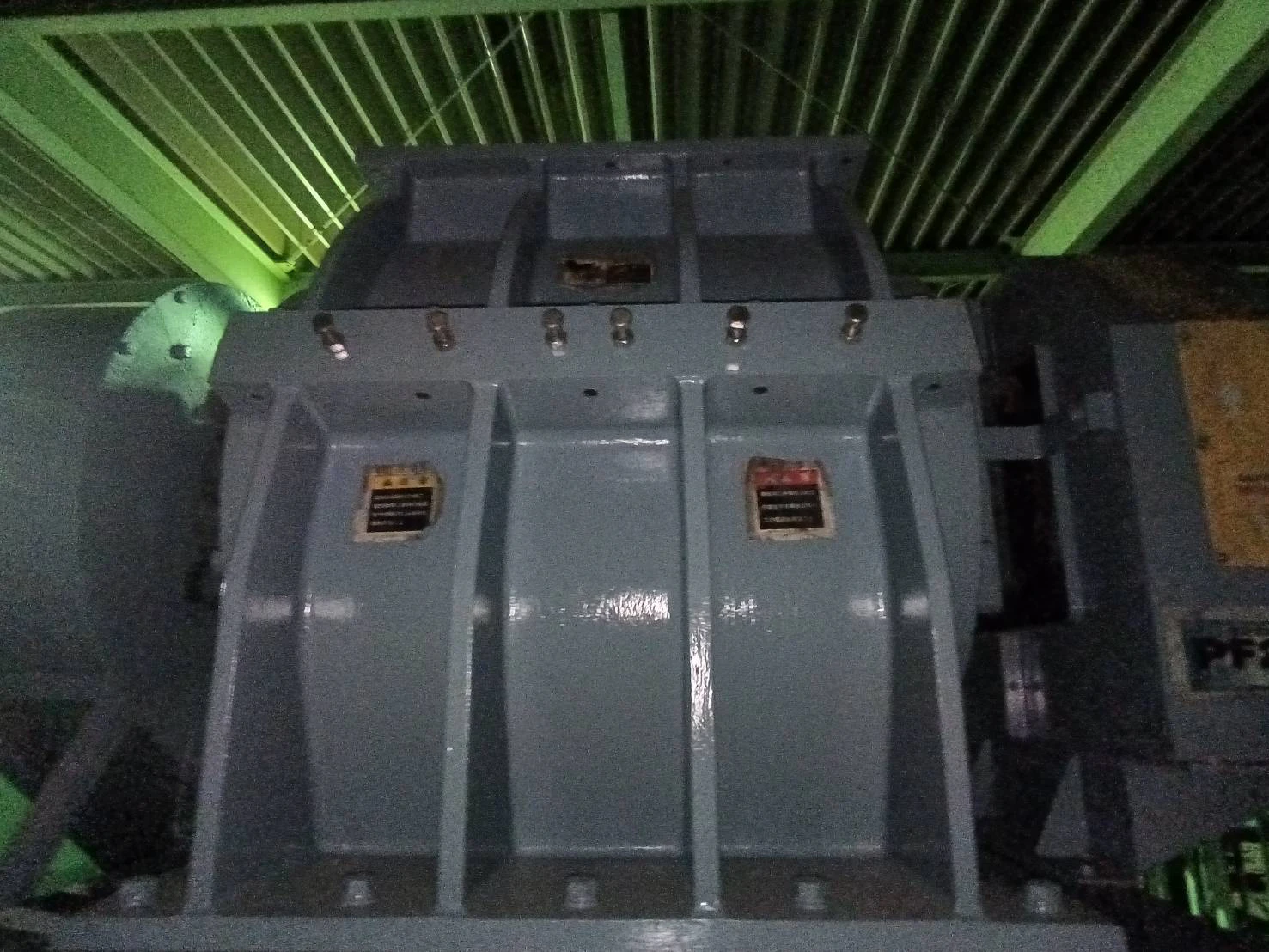 ＜日本シーム＞洗浄粉砕機(湿式高速一軸粉砕機) PF-2000　55kW　200V 4P　新品予備刃(超硬ブレード)付 - 画像15