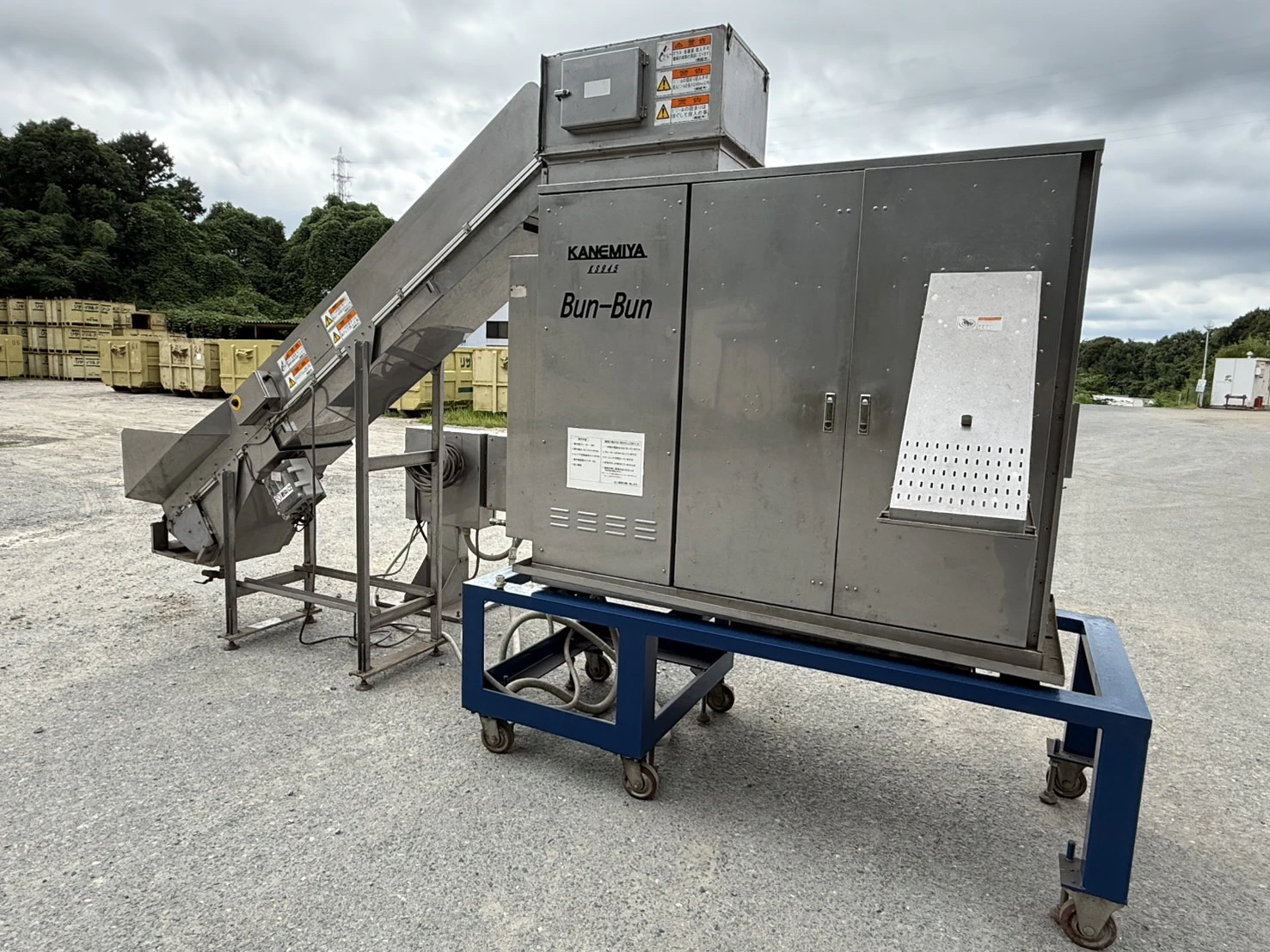 ＜カネミヤ＞包装自動分別処理機 Bun-Bun　KS945　投入コンベア付　3.7 kW - 画像6