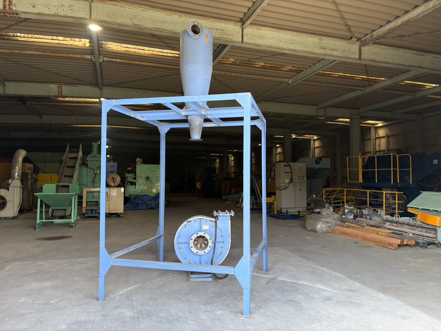＜昭和電機＞ブロワーホッパーサイクロンセット　KSB-5500P-M211　5.5kW ①