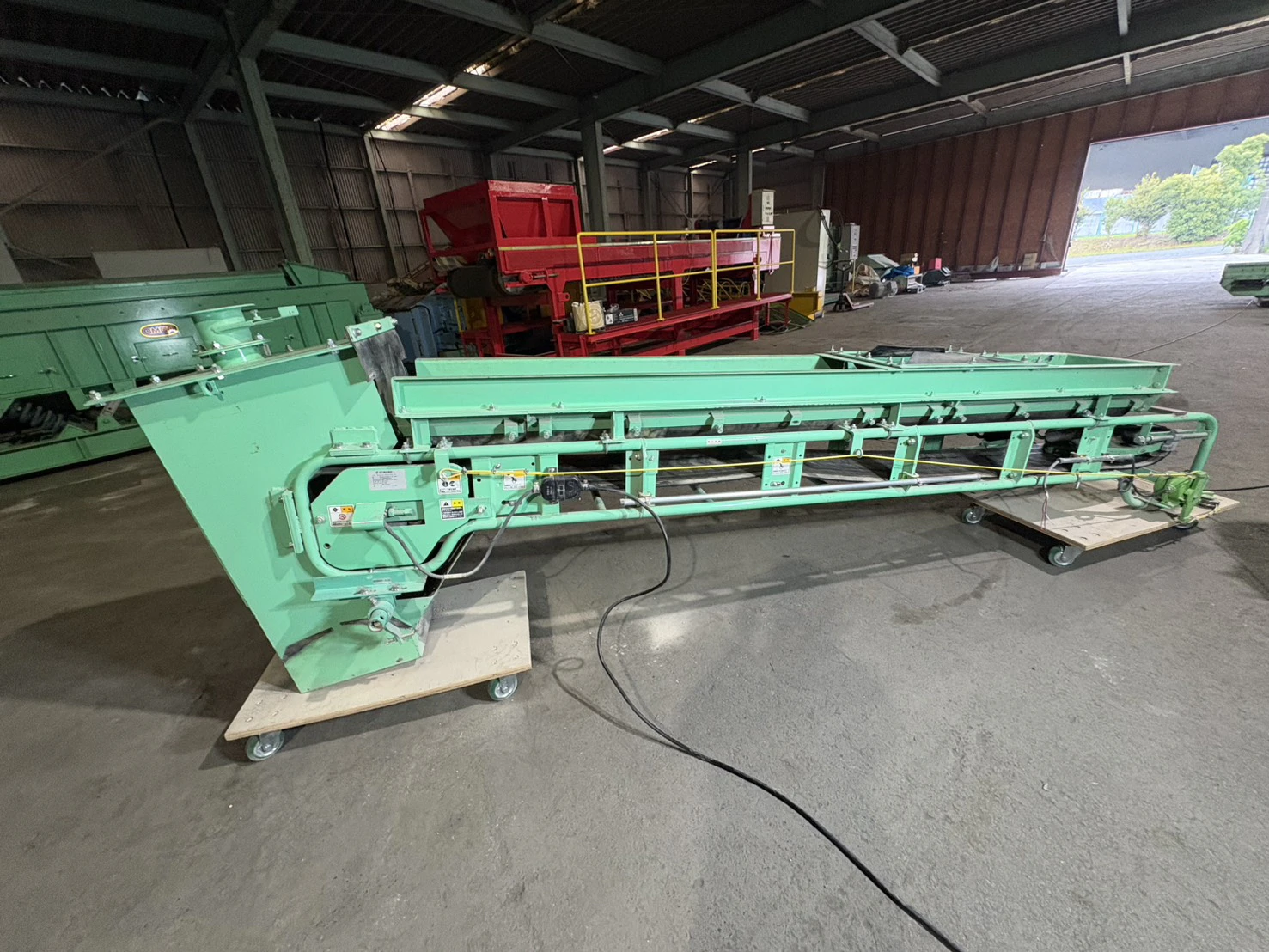 ＜日工＞モジュラーベルトコンベヤ MC35CP1-3.5M　1.0kW　ベルト幅 350mm - 画像3