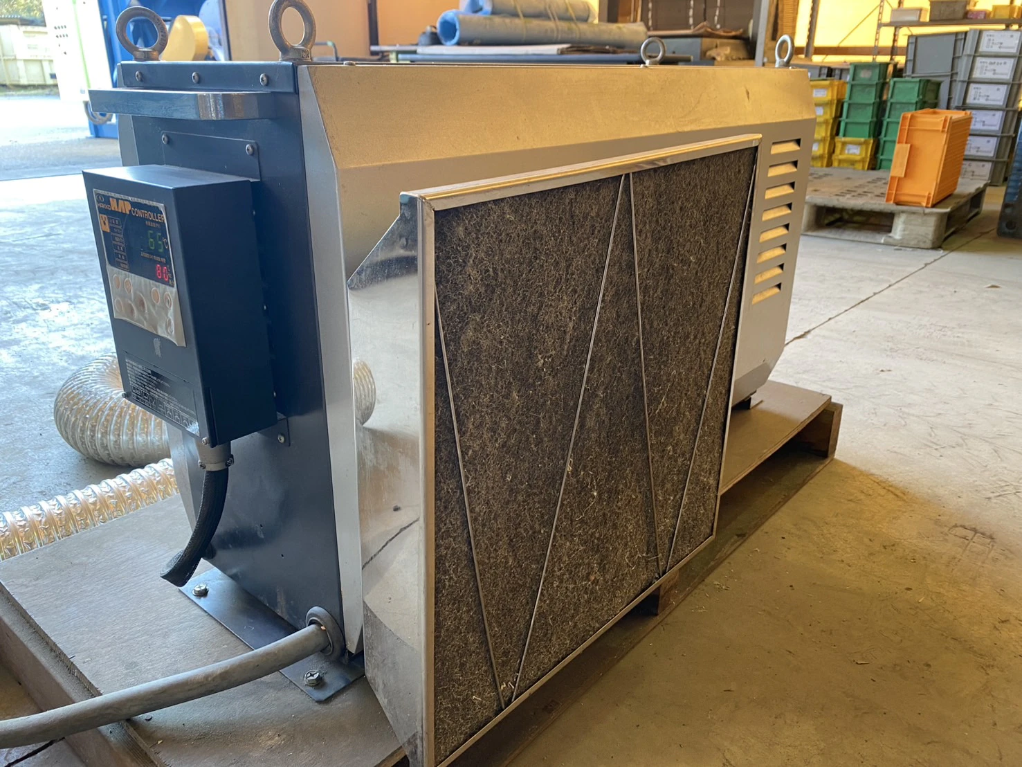 ＜八光電機＞熱風発生機 HAP2151　三相200V　50/60Hz　16.5kW ヒーター動力15kW - 画像9