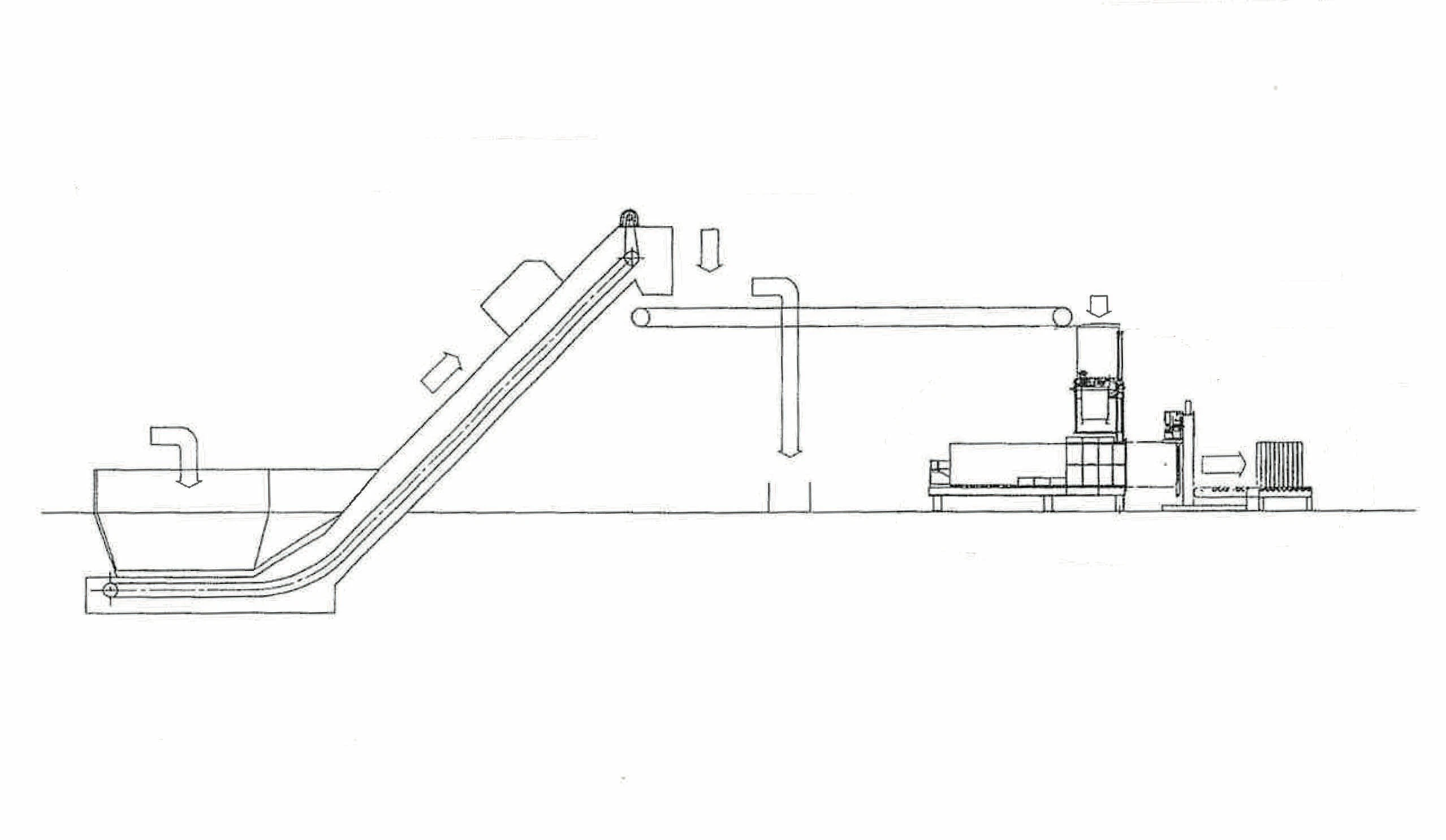 ＜鎌長製衡＞プラスチック圧縮梱包減容機 PL-1000S　処理能力1.0～2.0ton/h　30Kw(40 HP) - 画像15